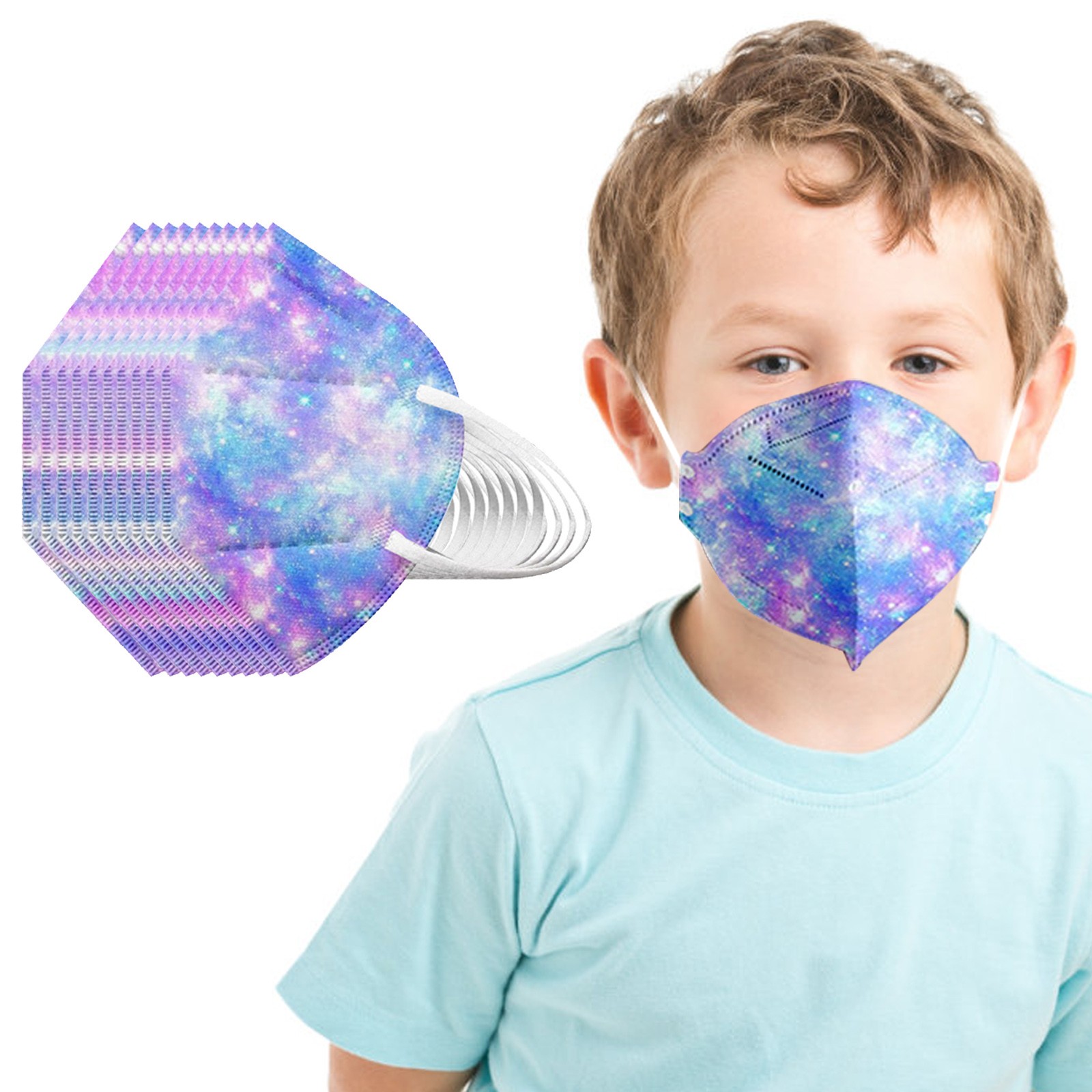 Kids Face Mask - Mascarilla facial con estampado de galaxias