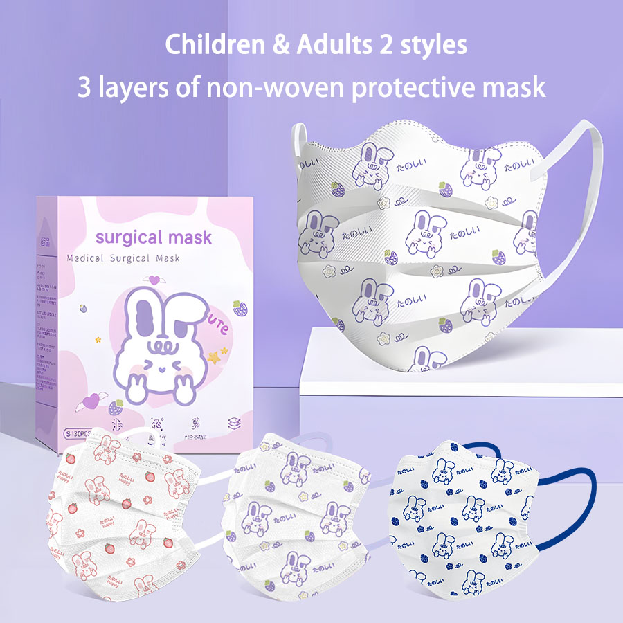 Kids Face Mask - Mascarilla de dibujos animados para adultos