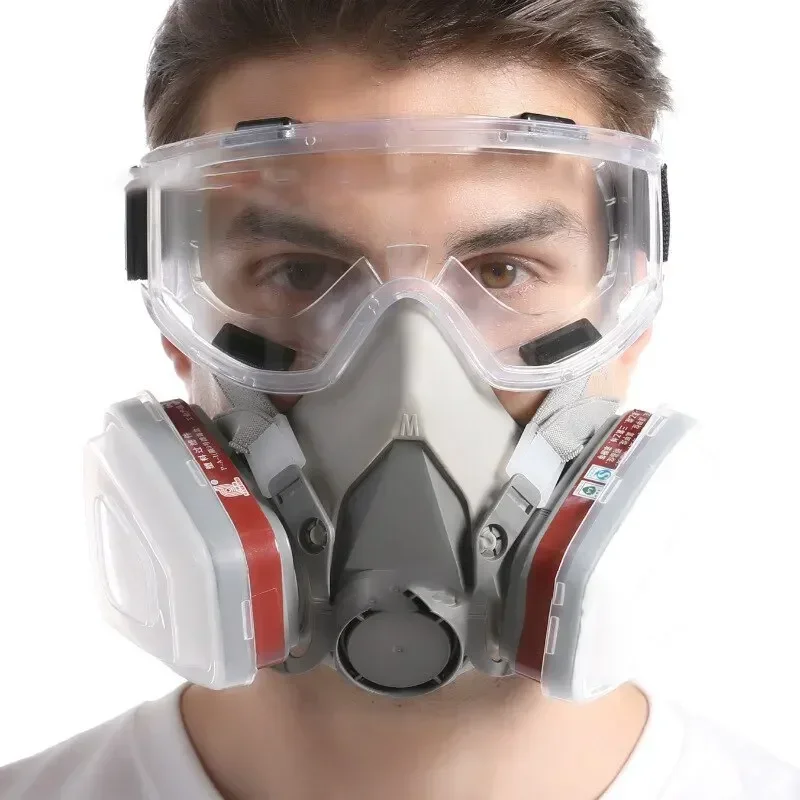 Dust Mask Construction - Mascarilla de gas reutilizable de media