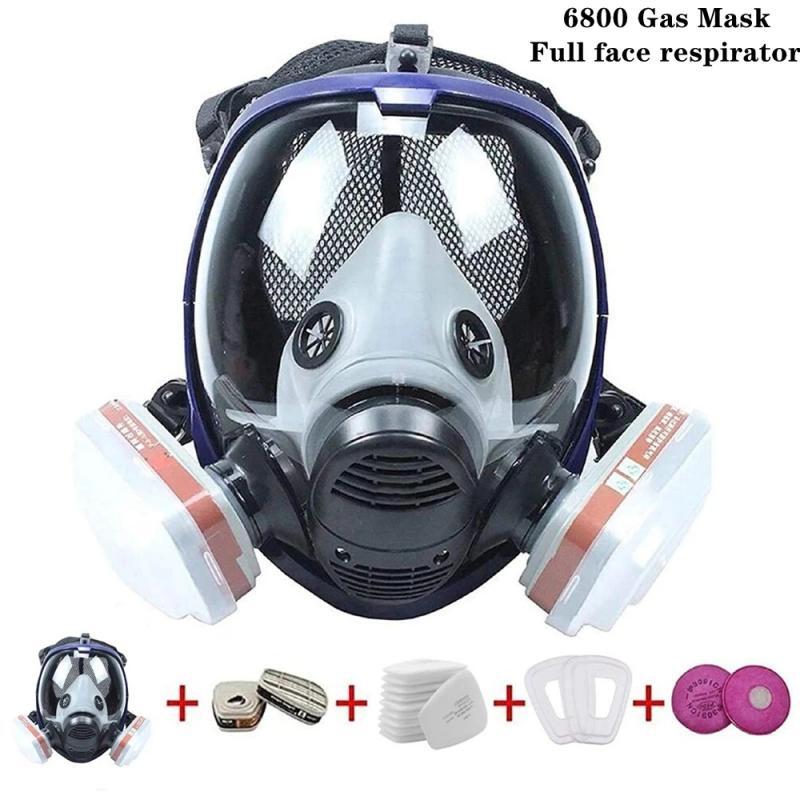 Máscara de Gas químico 6800, r - Dust Mask Construction reseña y precio
