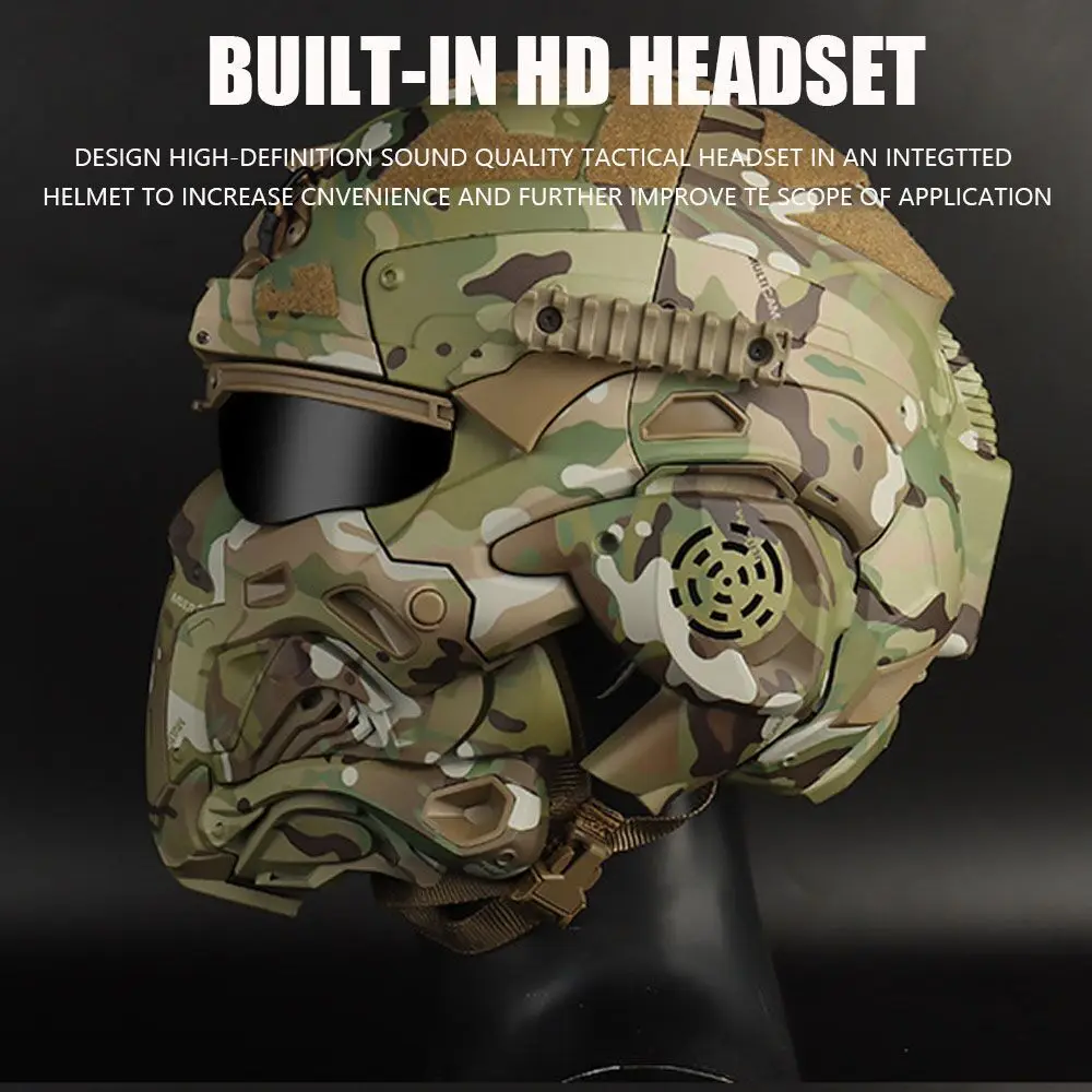 Casco de asalto táctico, másca - Anti Pollution Mask reseña y precio